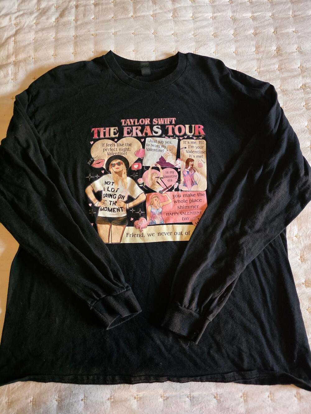 Taylor Swift The Eras Tour Valentine's Graphic Long Sleeve Shirt